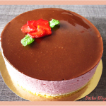 Bavarois mousse fraise