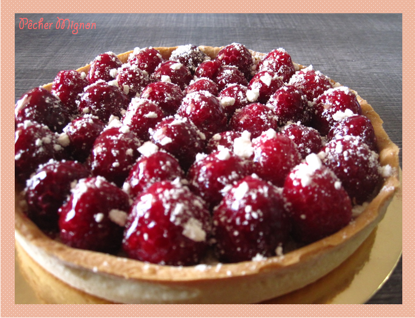 Tarte Framboise crème