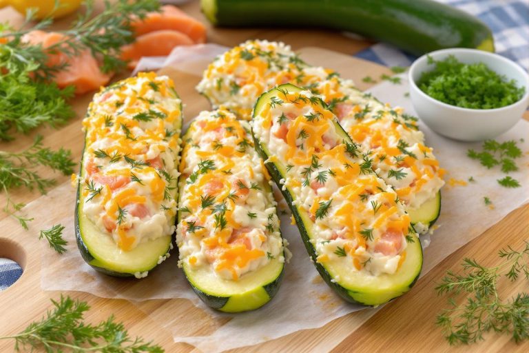 La viande hachée c'est fini, voici comment préparer des courgettes farcies au saumon fumé en 15 minutes chrono.jpg