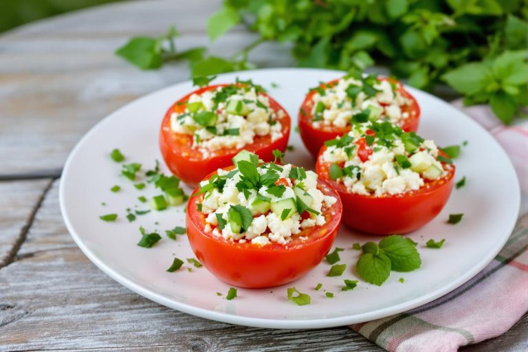 On a trouvé la recette de tomates farcies parfaite quand il fait trop chaud pour allumer le four.jpg