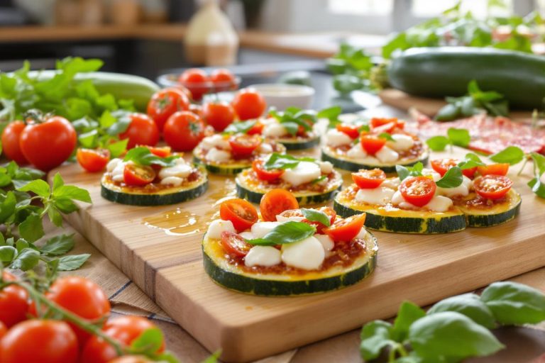 Que faire avec une grosse courgette ? Cette recette de mini pizzas est parfaite.jpg