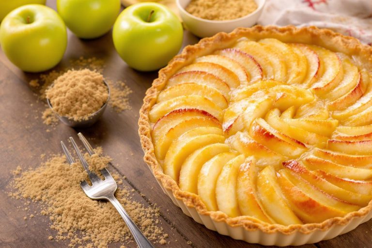 Avec seulement 4 ingrédients, réalisez la tarte aux pommes la plus dorée de septembre..jpg