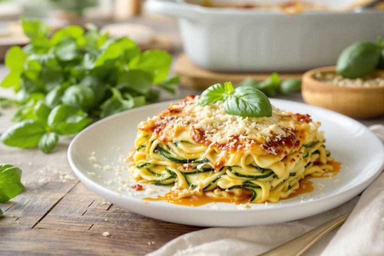 Ces lasagnes courgettes, fromage et basilic sont simplissimes : une recette à tester de toute urgence !.jpg