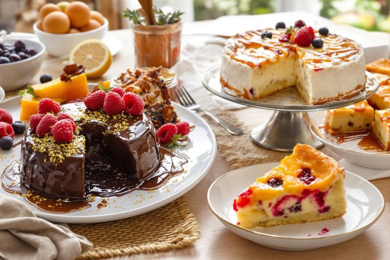 Chocolat, yaourt, fruits… 4 gâteaux bluffants sans farine à faire avec ce qu’on a sous la main !.jpg