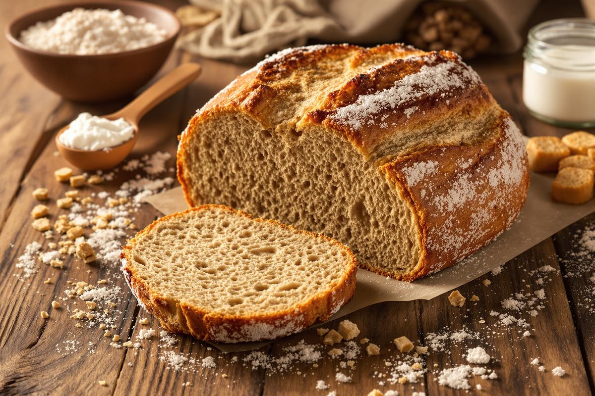 Une seule farine, pas de temps de repos : ce pain sans gluten express a une tenue parfaite.jpg