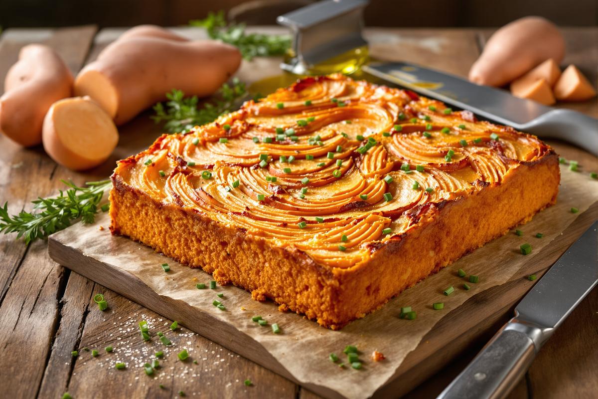 Avec des patates douces, essayez cette recette au moule à cake qui change du gratin ou des frites.jpg