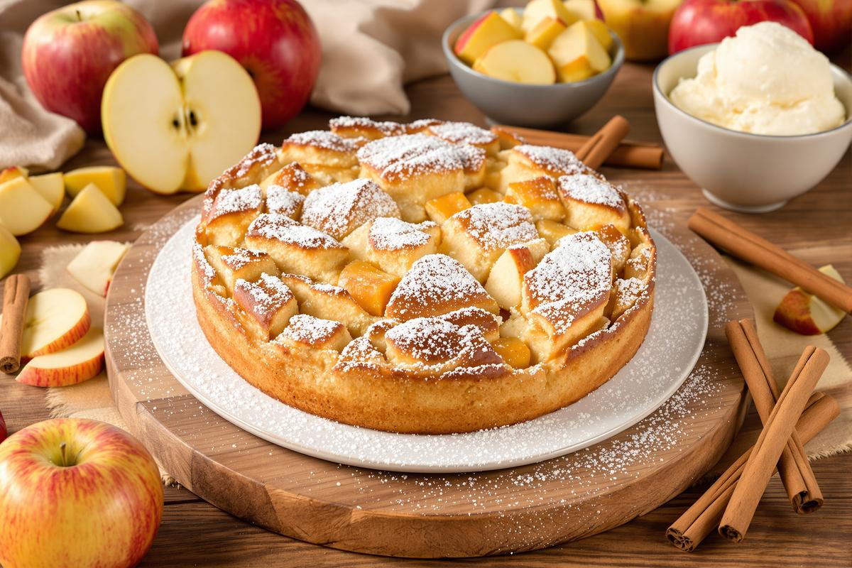 Vous aimez les madeleines et les pommes ? Hervé Cuisine combine ces deux éléments dans une même recette de gâteau.jpg
